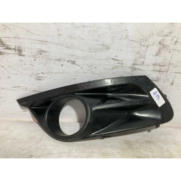 Moldura Milha Renault Fluence 2015 2016 2017 L.e Original Preto Esquerdo