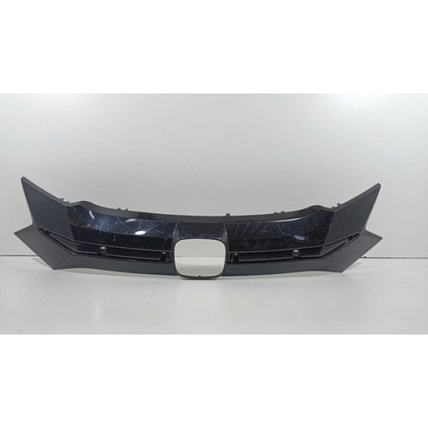 Moldura Friso Grade Honda Hrv 2016 2017 2018 Original Preto Fosco