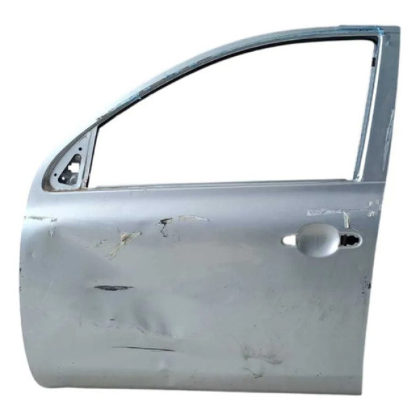 Porta Dianteira Nissan March 2011 2012 2013 A 2019 L.e Origi Dianteira Esquerdo Cinza