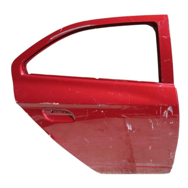 Porta Traseira Onix Prisma 2013 2014 2015 2016 A 2019 L.d Traseira Direito Vermelho