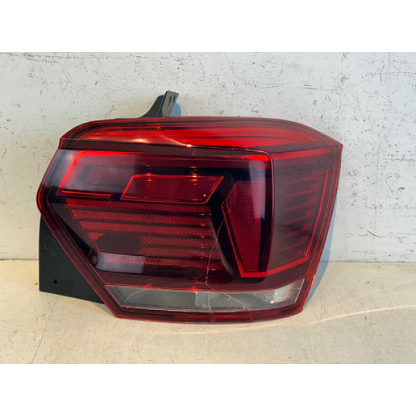 Lanterna Vw Polo 2018 2019 2020 2021 L.d Original Direito/passageiro Vermelho