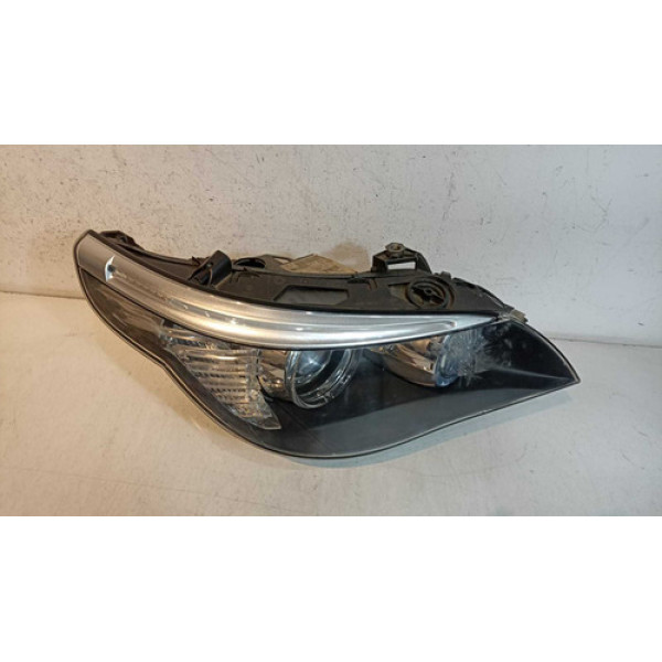 Farol Bmw 520i 530i P/xenon 2008 2009 2010 L.d Original Direito