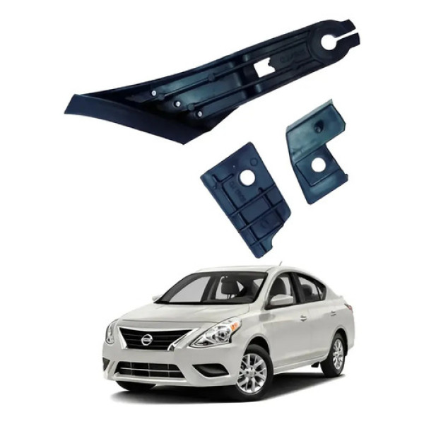 Kit Garra Farol Versa 2013 2014 A 2017 2019 2020 2021 Esquerdo Motorista
