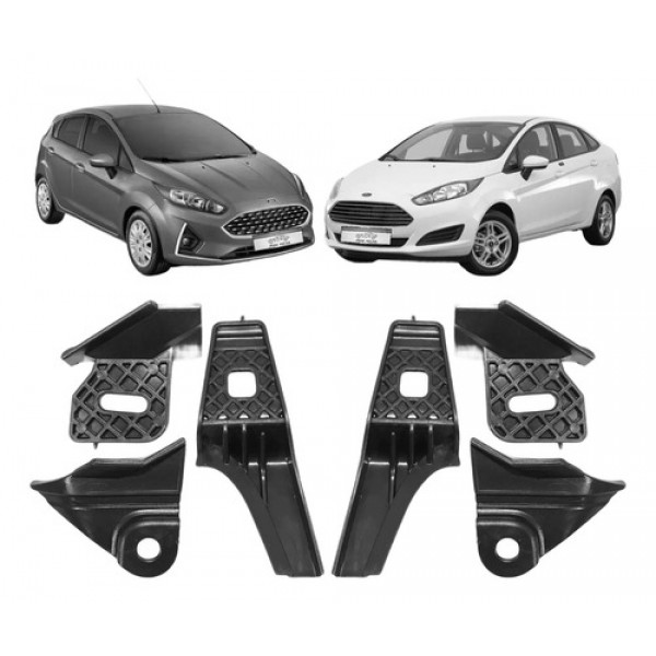 Kit Garra Recuperação De Farol Ford New Fiesta 2013 A 2018