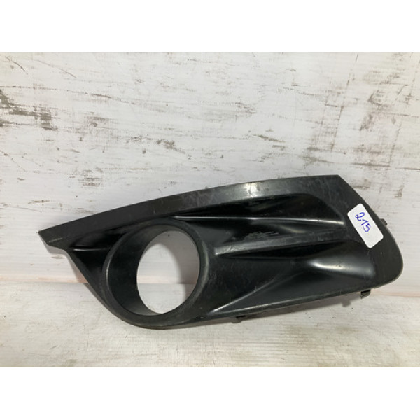 Moldura Milha Renault Fluence 2015 2016 2017 L.e Original Preto Esquerdo