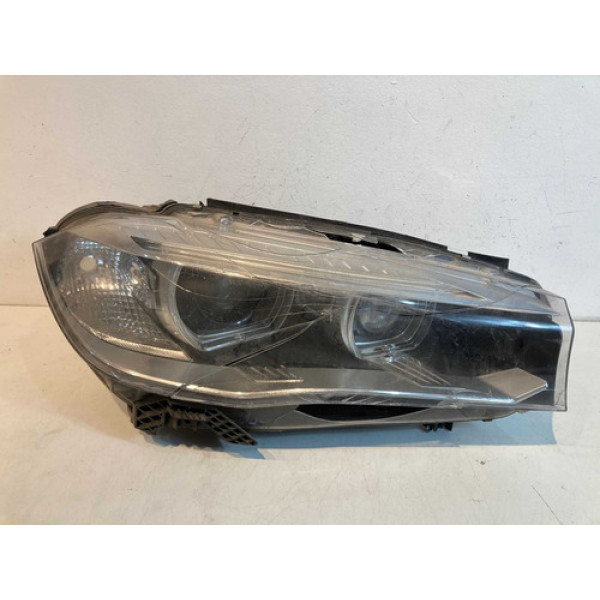 Farol Bmw X5 X6 2015 2016 2017 C/detalhe L.d Original