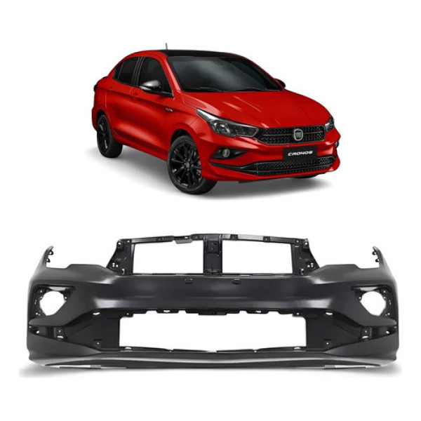 Parachoque Dianteiro Cronos 2018 2019 2020 2021 2022 Novo Preto