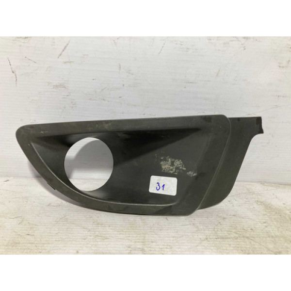 Moldura Milha Fiat Siena 2013 2014 2015 2016 L.d Original Preto Direito