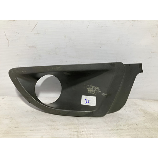 Moldura Milha Fiat Siena 2013 2014 2015 2016 L.d Original Preto Direito