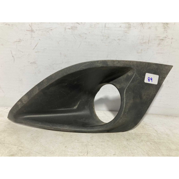Moldura Milha Fiesta Rocam 2011 2012 2013 2014 L.e Original Preto Esquerdo