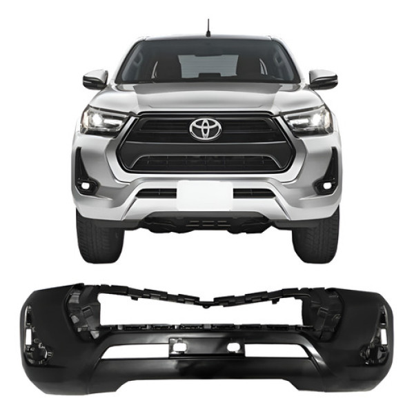 Parachoque Novo Toyota Hilux 2020 2021 2022 Importado Preto