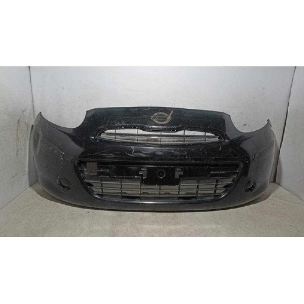 Parachoque Dianteiro Nissan March 2011 2012 2013 2014 Usado Preto