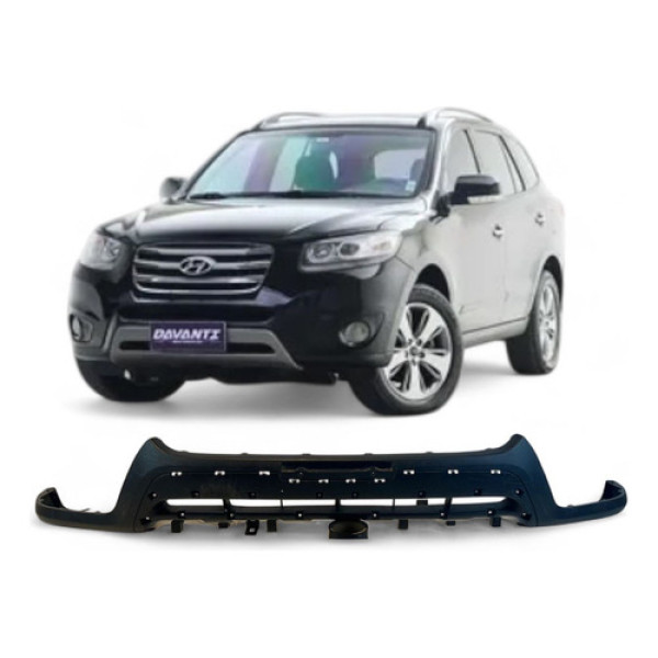 Spoiler Dianteiro Santa Fé 2011 2012 2013 Original Preto