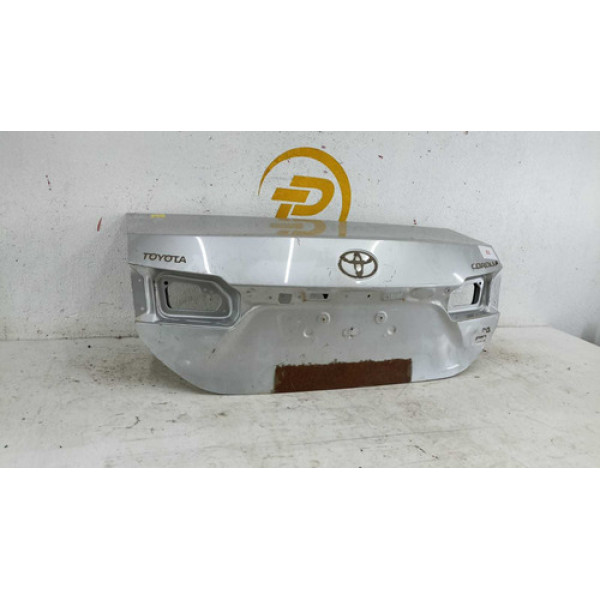 Tampa Traseira Toyota Corolla 2015 2016 2017 2018 2019 / Ori Prateado