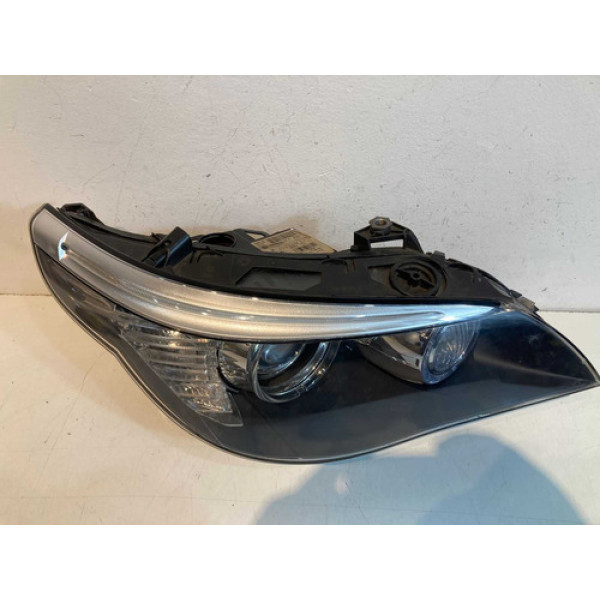 Farol Bmw 520i 530i P/xenon 2008 2009 2010 L.d Original Direito