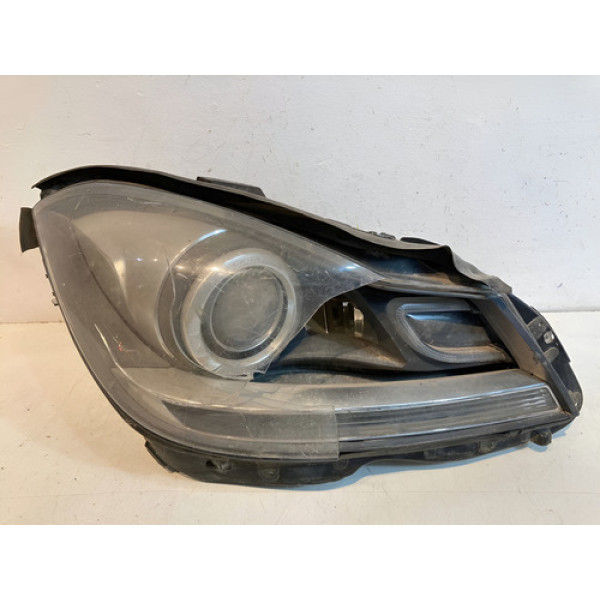 Farol C220 Coupe 2011 2012 2013 2014 Para Peças L.d Original Direito