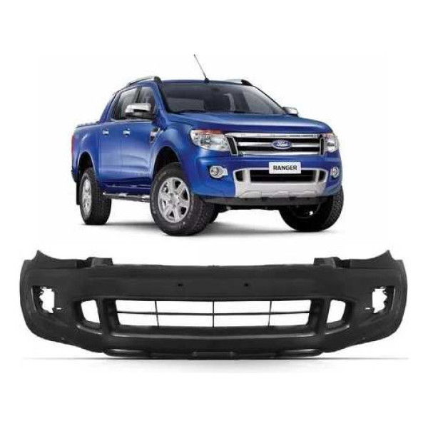 Parachoque Ford Ranger 2013 2014 2015 Novo Importado Preto