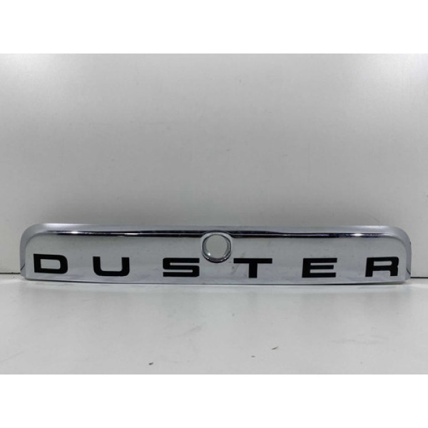 Moldura Tampa Traseira Duster 2012 2013 2014 2015 Original Cinza