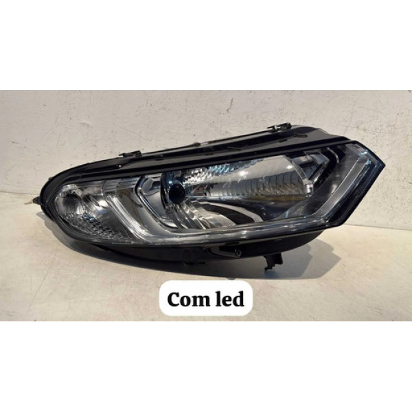 Farol Direito Ford Ecosport Led 2013 2014 2015 2016 2017 Direito/passageiro