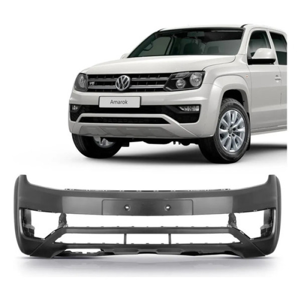 Parachoque Amarok 2018 2019 2020 2021 2022 2023 Novo Import Preto