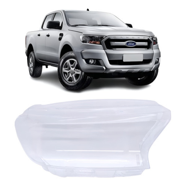 Lente Farol Ford Ranger 2017 2018 2019 2020 2021 L.d Novo