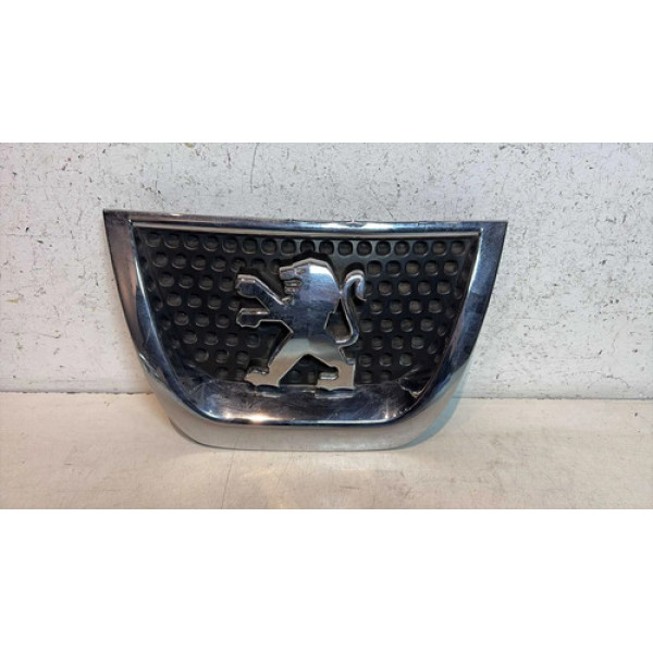 Emblema Grade Parachoque Dianteiro Peugeot 3008 2011/2014 Preto