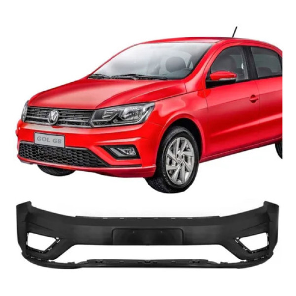 Parachoque Gol Voyage G8 2019 2020 2021 Liso Novo Preto