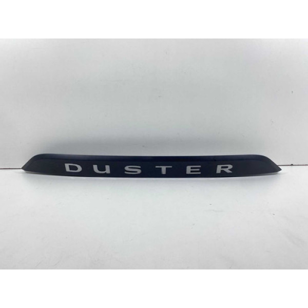 Moldura Tampa Traseira Duster 2020 2021 2022 Original Preto Fosco