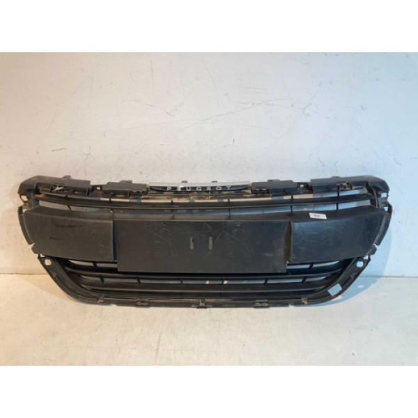 Grade Parachoque Peugeot 208 2017 2018 2019 / Original  Preto Fosco