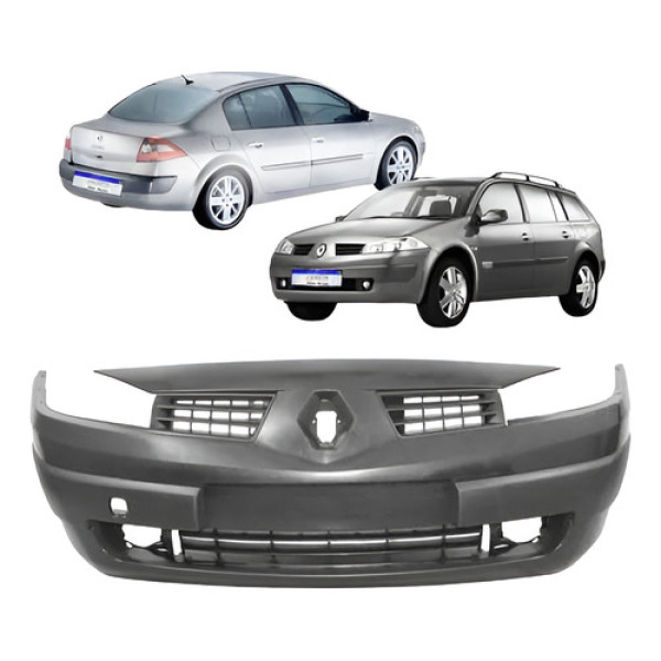 Parachoque Megane 2007 2008 2009 2010 A 2013 Novo Importado Preto