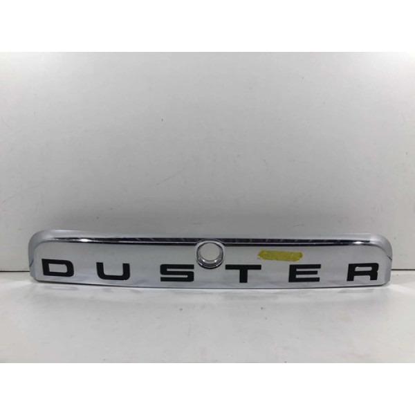 Moldura Tampa Traseira Duster 2012 2013 2014 2015 Original Preto