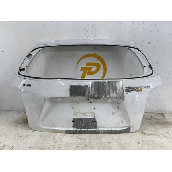 Tampa Traseira Sonic Hatch 2012 2013 2014 2015 Original Branco