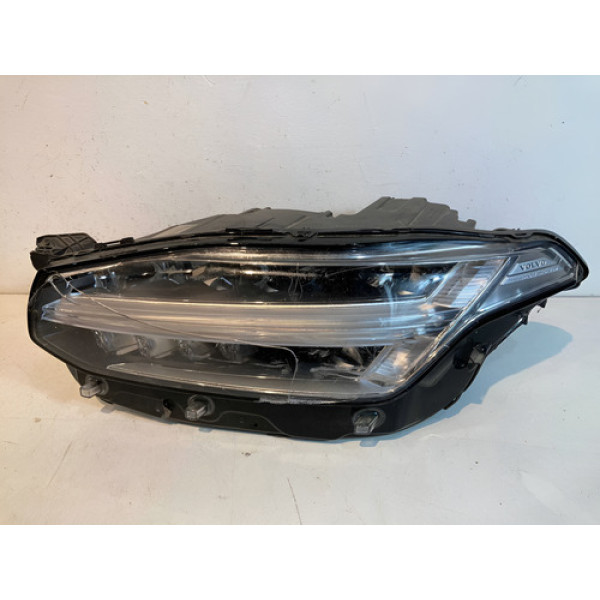 Farol Volvo Xc90 2018 2019 2020 2021 C/detalhe L.e Original Esquerdo