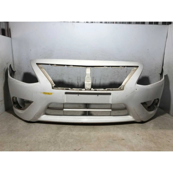 Parachoque Nissan Versa 2015 2016 2017 2018 2019 Original Branco