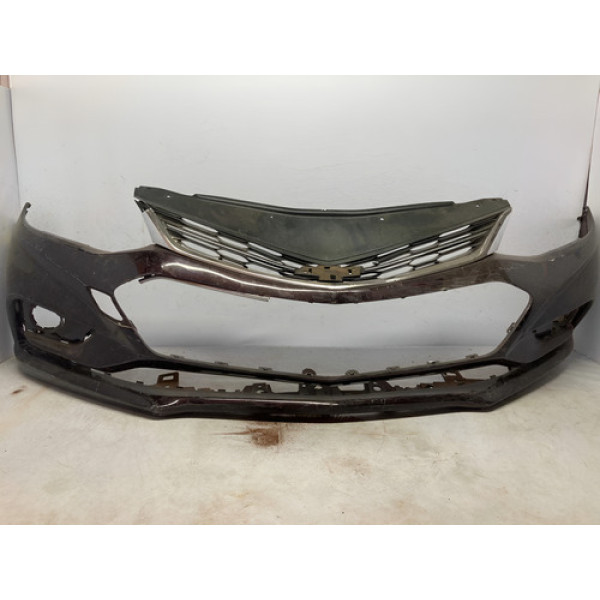 Parachoque Gm Cruze Sedan C/grade 2017 A 2021 Orig C/detalhe Bordô