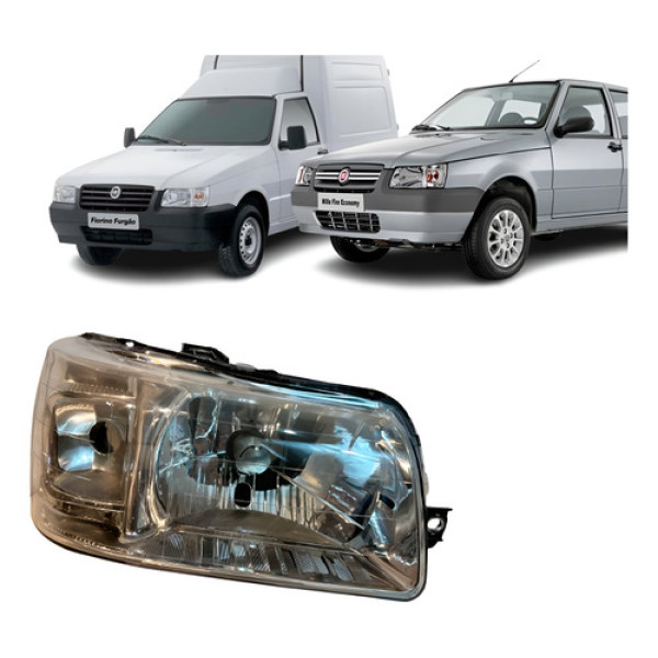 Farol Uno/fiorino L.d 2005 2006 2007 2008 A 2011 / Importado Direito/passageiro