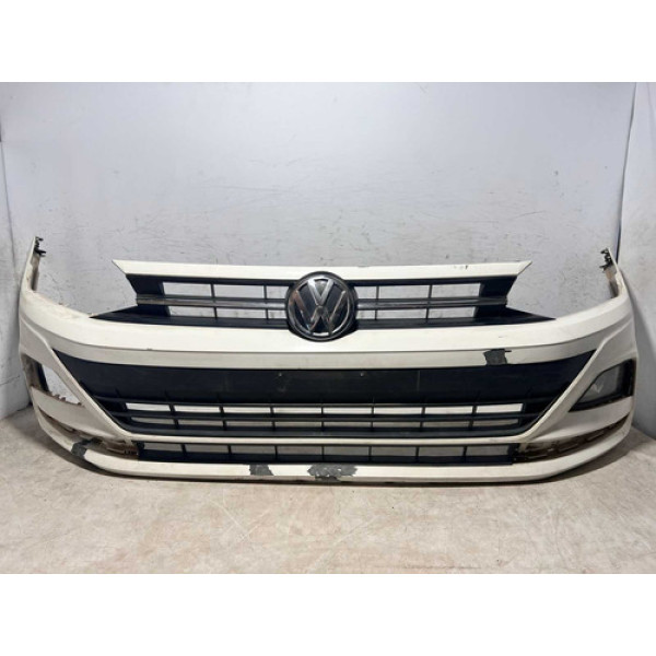 Parachoque Vw Polo Virtus 2018 2019 2020 2021 Original Branco