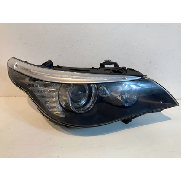 Farol Bmw 520i 530i P/xenon 2008 2009 2010 L.d Original Direito